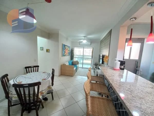 Terraço Gourmet/Lado Praia/Prédio com Lazer!