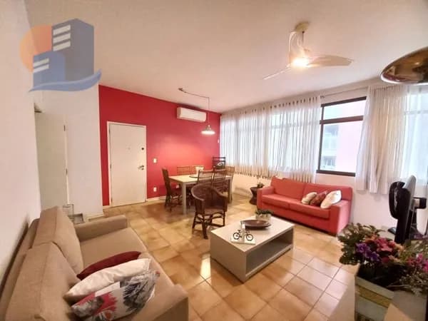Amplo Apartamento | 200 Metros do Mar | Região dos Hotéis Enseada Guarujá.