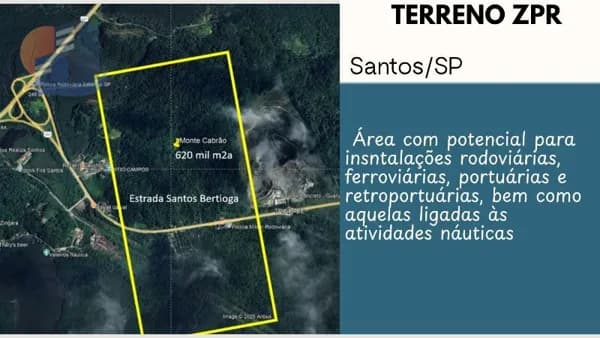 📍ÁREA PORTUÁRIA E RETROPORTUÁRIA EXCLUSIVA – SANTOS/SP 📍 Localização Estratégica!