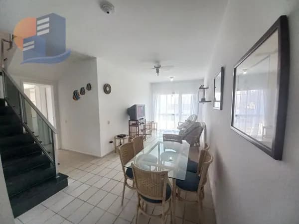 Cobertura Duplex Lado Praia Apenas 300 metros do Mar - Enseada Guarujá
