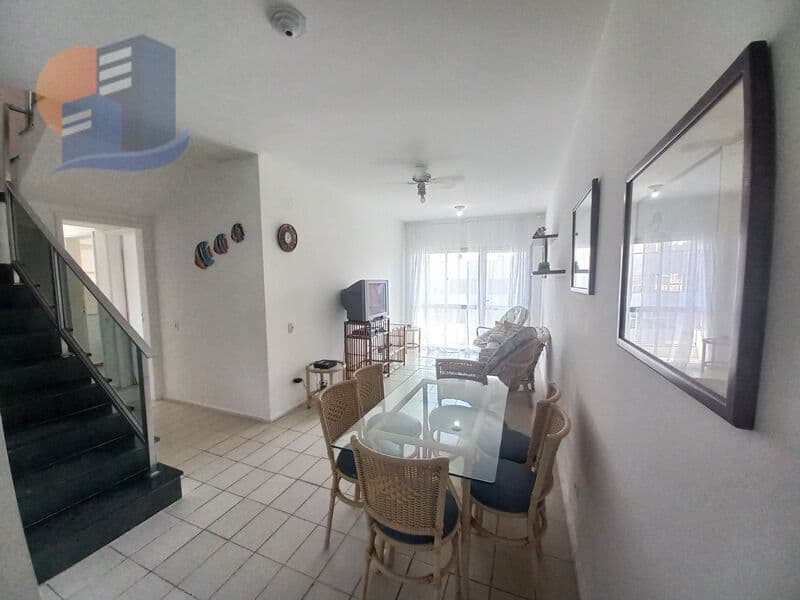 Cobertura Duplex Lado Praia Apenas 300 metros do Mar - Enseada Guarujá