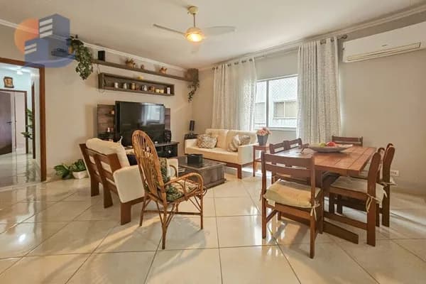 Amplo Apartamento com Ótima Localização Lado Praia Guarujá.