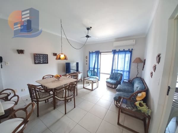 Lado Praia - Amplo Terraço Envidraçado | 1 Dormitório | 2 Banheiros