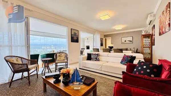 VISTA AO MAR/APTO COM TERRAÇO GOURMET!