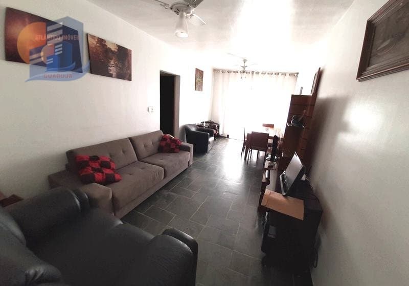 Amplo Apartamento c/ Sacada e 02 Quartos Enseada.