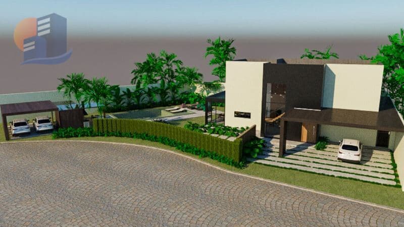 Condomínio em Pernambuco - Guarujá | 4 dormitórios | 4 vagas!