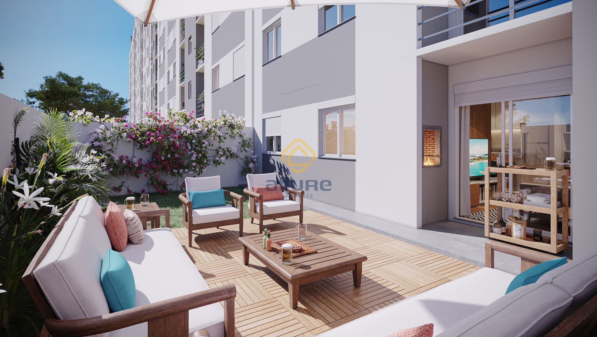 Oportunidade única, apartamento térreo Garden !! ( com pátio ) !!