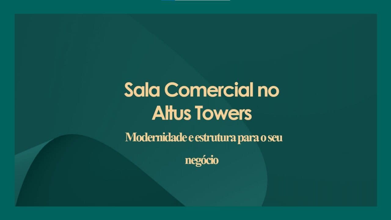 Sala comercial no Ed. Altus Towers, no bairro Vila Lucy em Sorocaba/SP