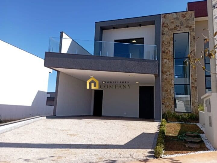 Casa moderna à venda no Condomínio Villagio Wanel - Sorocaba/SP
