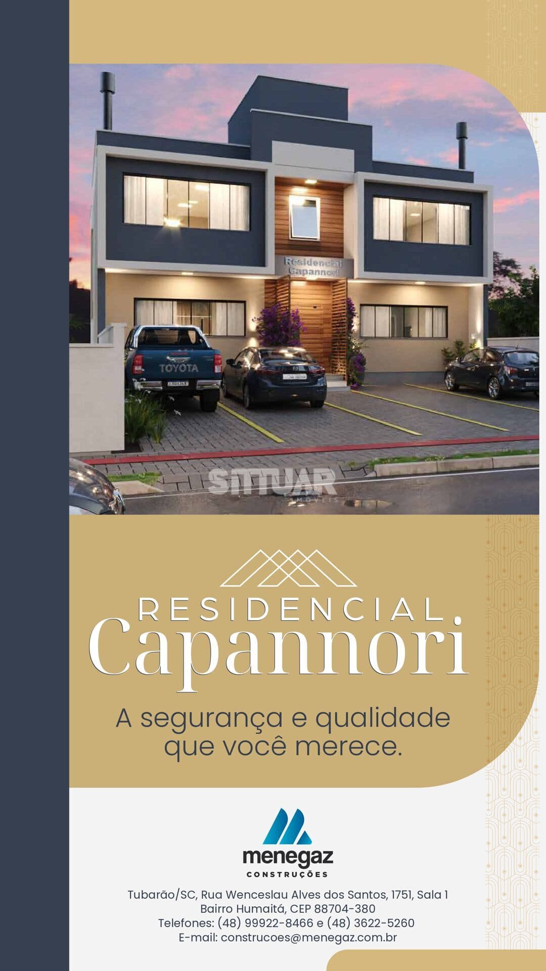 Apartamento em Santo Antônio de Pádua, Tubarão/SC