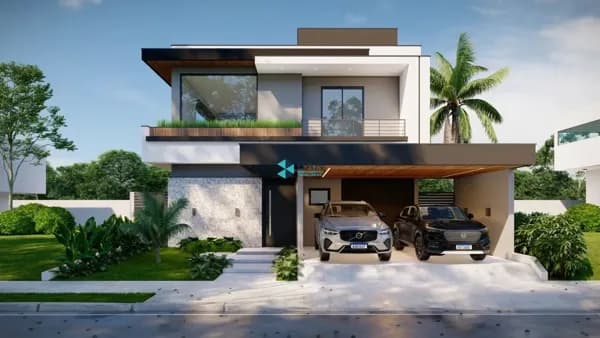 Sobrado Alto Padrão em Construção - Residencial Mantiqueira - 252 m² Terreno −250 m² Construída - 4 Dormitórios - 2 Suítes - 2 Vaga