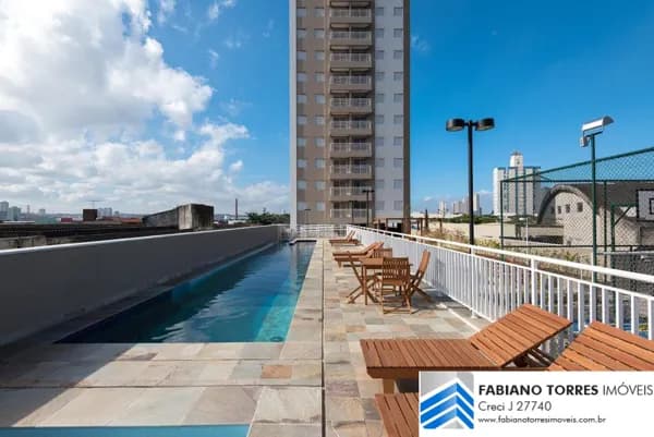 Apartamento com suite e lazer completo no Bairro Casa Branca em Santo Andre.