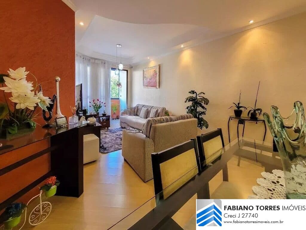 Apartamento à venda com 114m², 3 quartos (1 suite)e 3 vagas com lazer em São Bernardo do Campo
