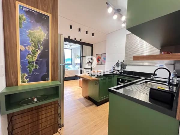 Excelente Studio mobiliado e decorado!