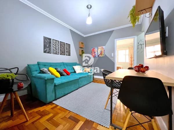 Excelente apartamento 01 dormitório no centro de Florianópolis