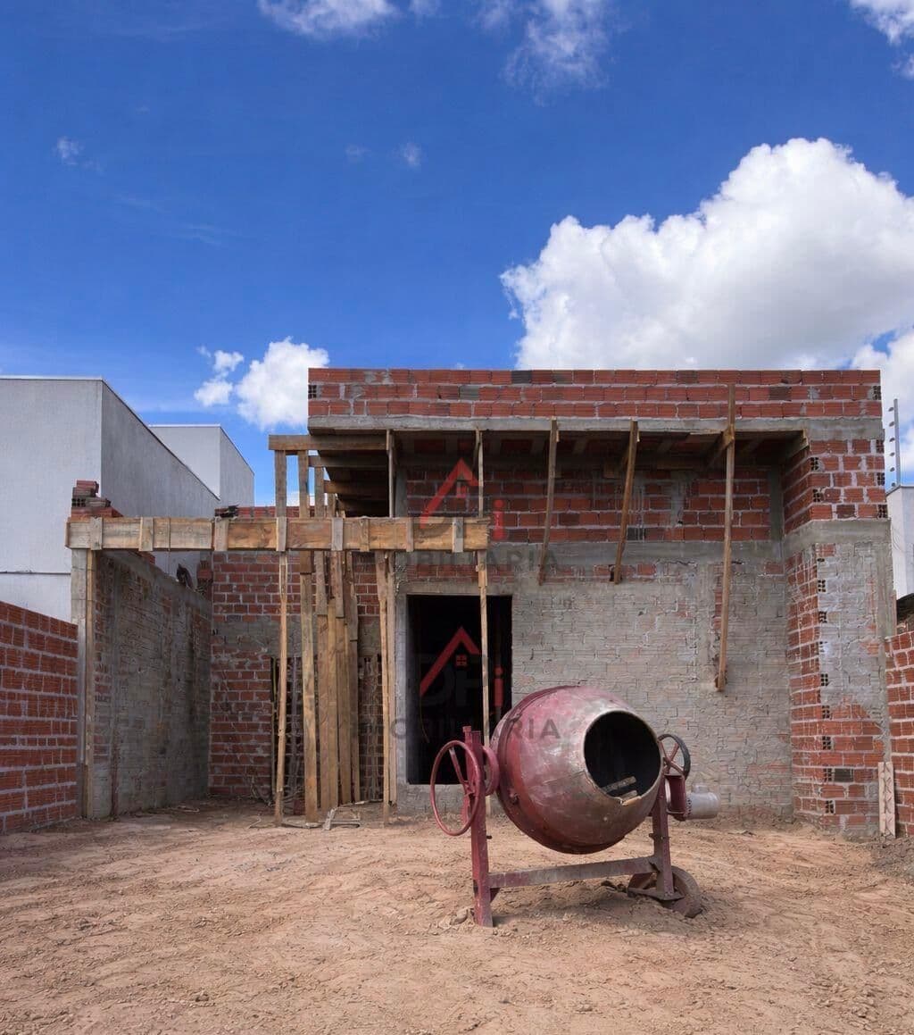 Casa Padrão em construção no jardim ibis