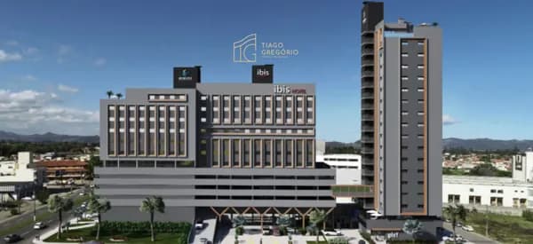 Apartamento no Residencial Play Anexo ao Hotel Ibis em Tubarão