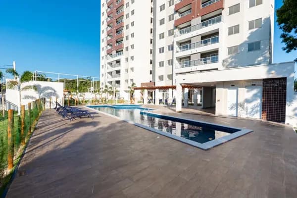 Apartamento com 3 Dormitórios sendo, 1 suíte em Condomínio Bairro Coité - Eusébio-CE