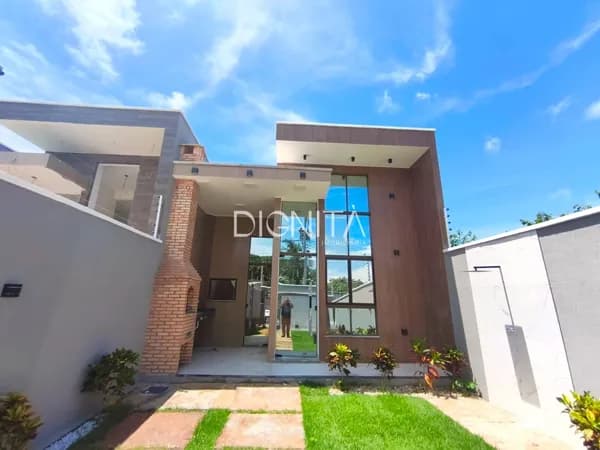 Casa plana 3 dormitórios 3 Suítes - Fino Acabamento - Aquiraz-CE