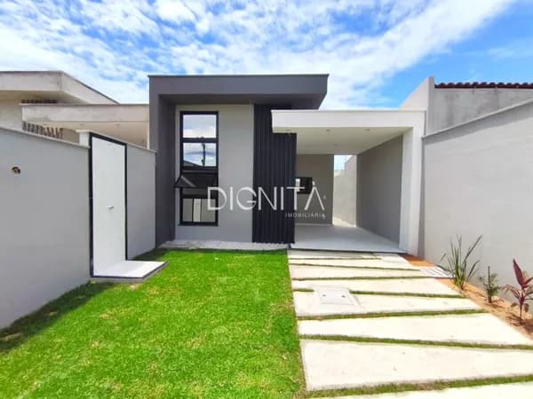 Casa plana 3 dormitórios 2 banheiros - Chácara da Prainha - Aquiraz-CE