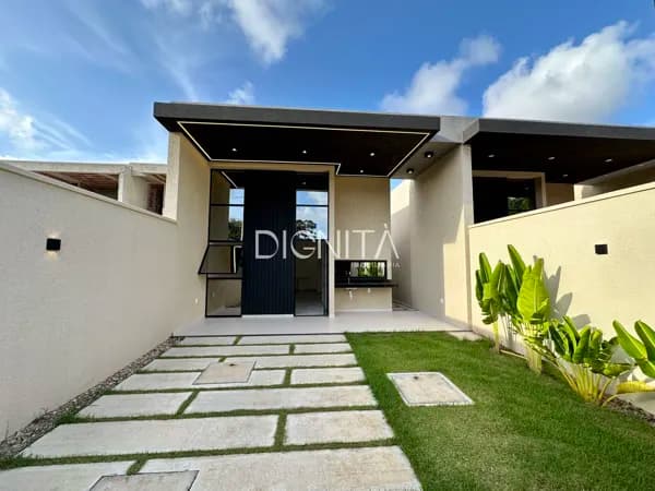 Vendo casa térrea em rua privativa 3 suítes- Eusébio-CE