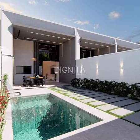 Casa Plana Nova no Eusébio (Lagoinha) Fino Acabamento e Amplo Terreno