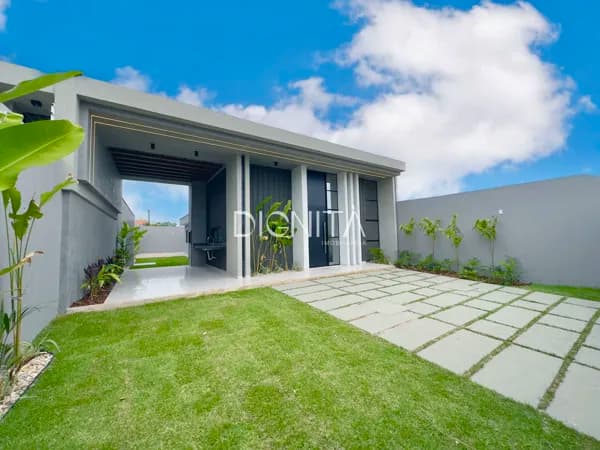 Casa Plana Alto Padrão 3 Suítes Coité-Eusébio