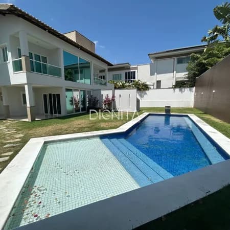 Locação Porteira Fechada - Alphaville Eusébio 4 suítes com Piscina