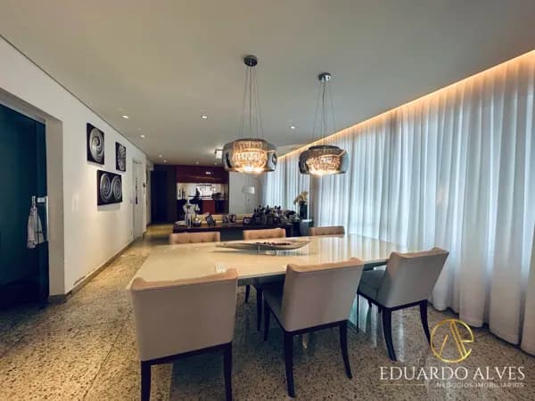Lindo apartamento de 4 quartos, 4 suítes com 208m² no bairro Buritis