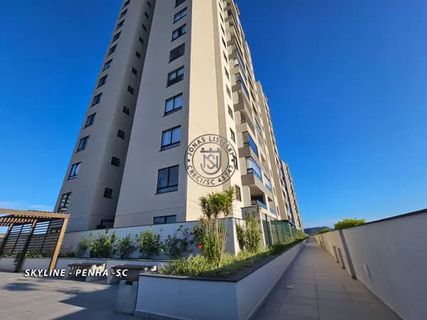 Apartamento no Skyline Comfort Club com Vista para o Mar em Penha-SC