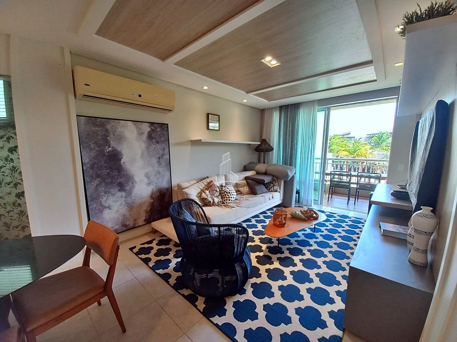 Ap1934-Apartamento, com 125m, Pé na Areia no porto das Dunas