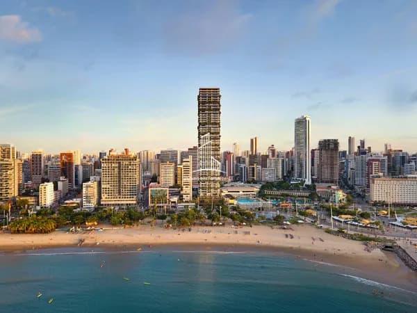 L125-Apartamento com 350m² na Av. Beira Mar de Fortaleza-CE