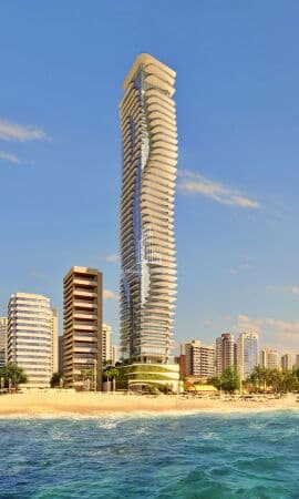 Apartamento em construção à venda na Beira Mar, Fortaleza/CE