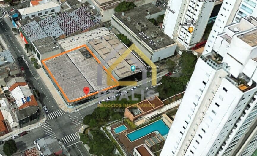 loja Comercial de 1106,50m² esquina com as 2 principais ruas da Lapa - São Paulo.