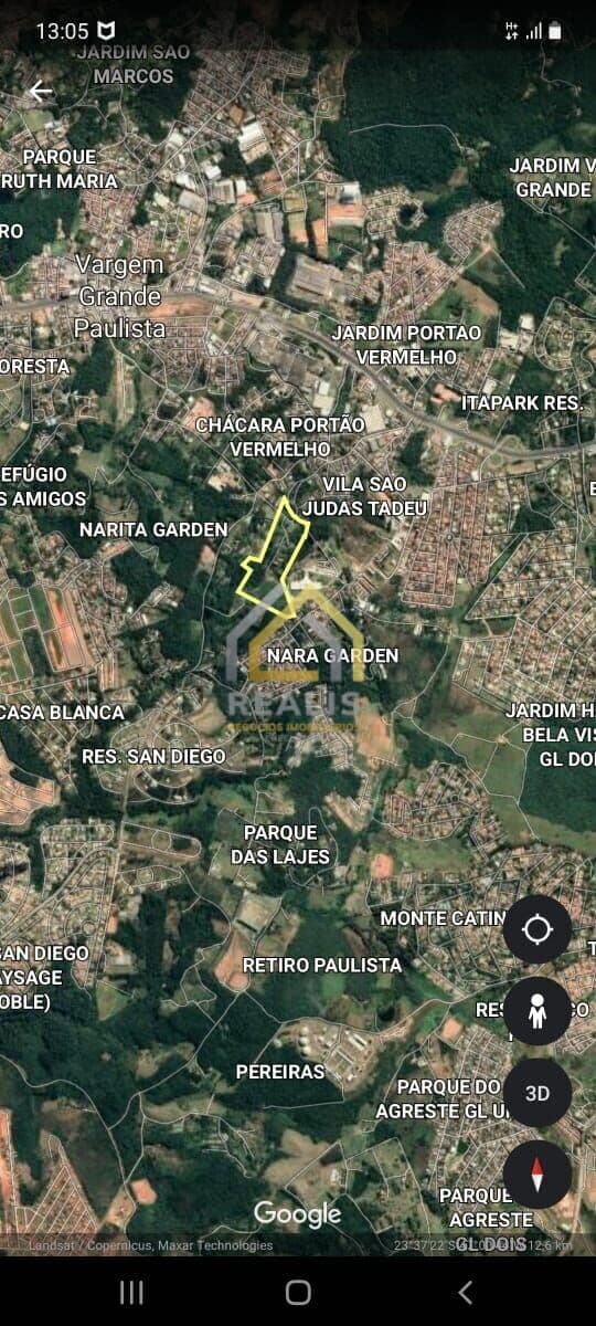 Sítio com 118.200 m² de área total, em Vargem Grande Paulista, SP
