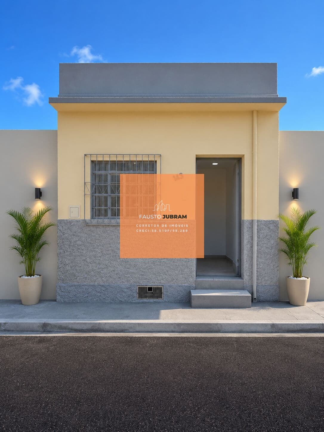 Casa para Alugar na Vila Doutor Laurindo em Tatuí | 1 Quarto com Closet e Quintal