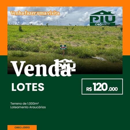 Lote/Terreno em Pinhalzinho - Centro