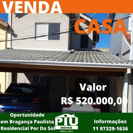 Casa em Bragança Paulista - Jardim Santa Rita de Cássia
