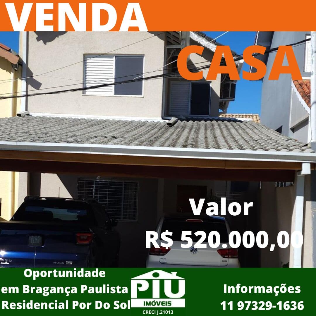 Casa em Bragança Paulista - Jardim Santa Rita de Cássia