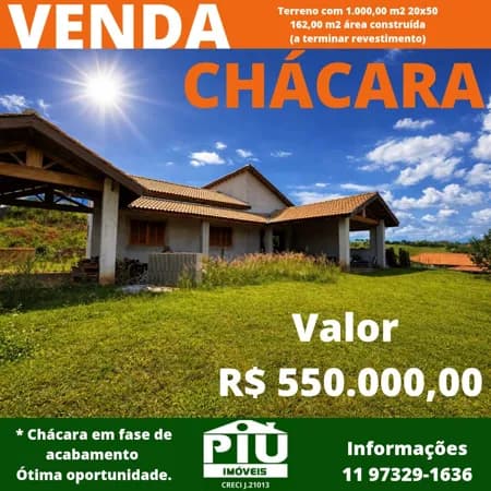 Fazenda/Sítios/Chácaras em Pinhalzinho - Centro
