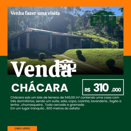 Fazenda/Sítios/Chácaras em Pinhalzinho - Centro