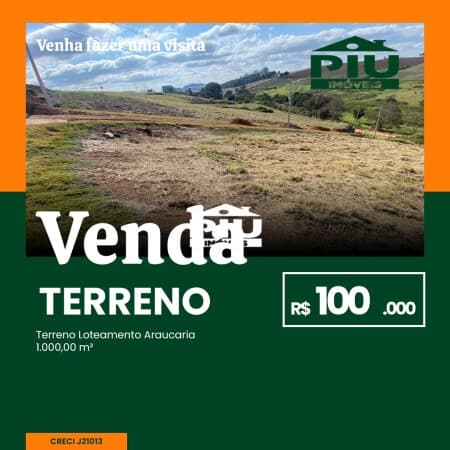 Lote/Terreno em Pinhalzinho - Centro