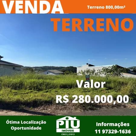 Lote/Terreno em Pinhalzinho - Centro