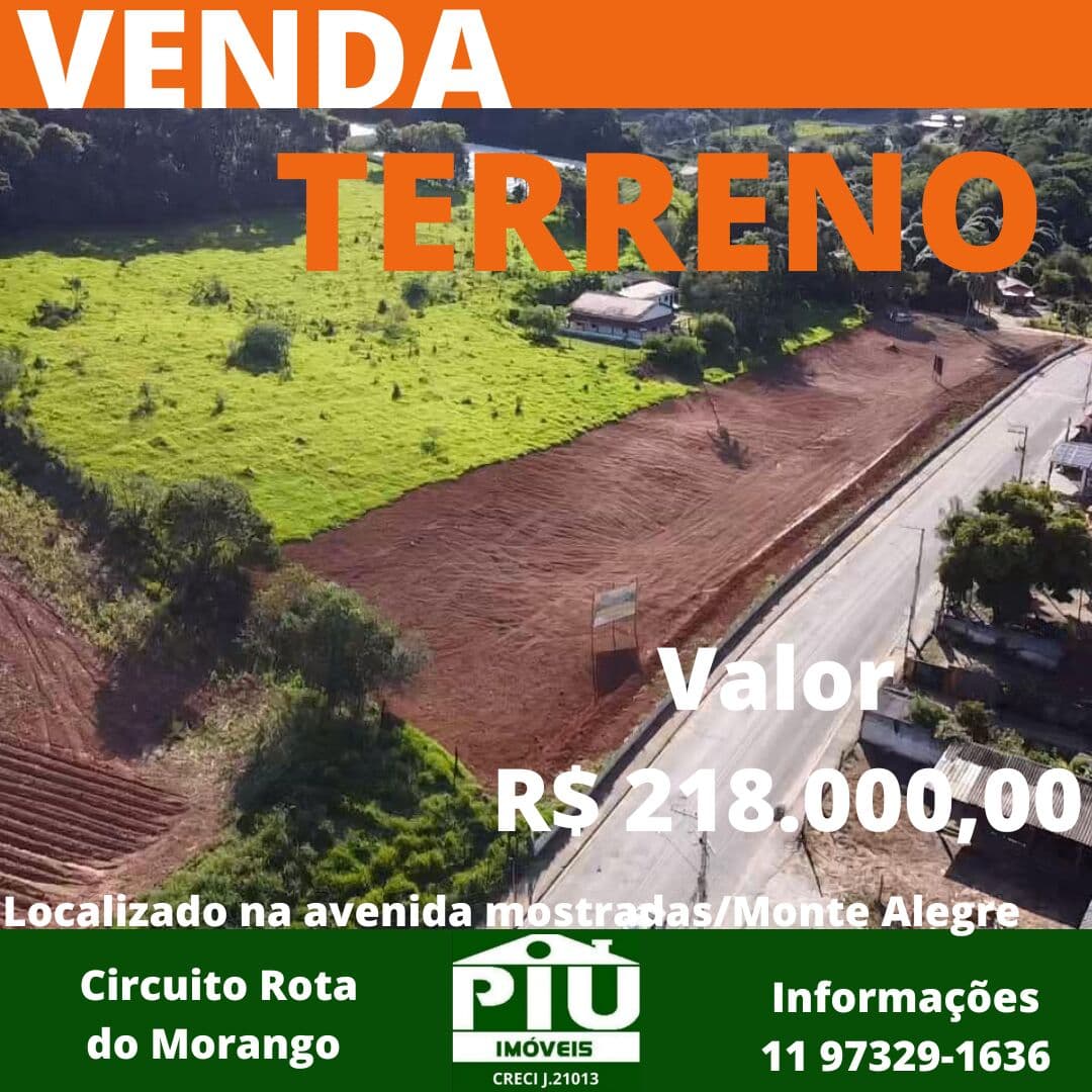 Lote/Terreno em Monte Alegre do Sul - Centro