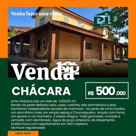 Fazenda/Sítios/Chácaras em Pinhalzinho - Centro