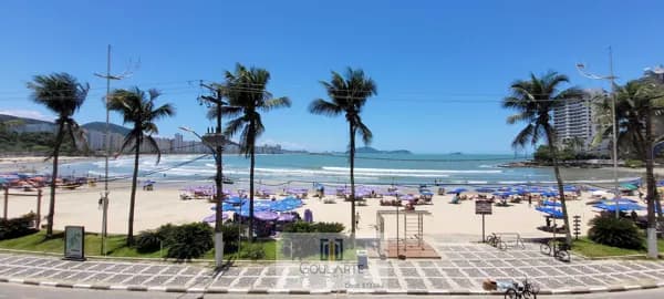 Apartamento com 4 suíte, sacada vista total para o mar na praia das ASTÚRIAS-Guarujá/SP.