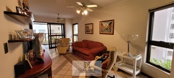 Apartamento alto padrão com sacada, 3 dormitórios sendo 1 suíte, na praia da PITANGUEIRAS-Guarujá/SP.