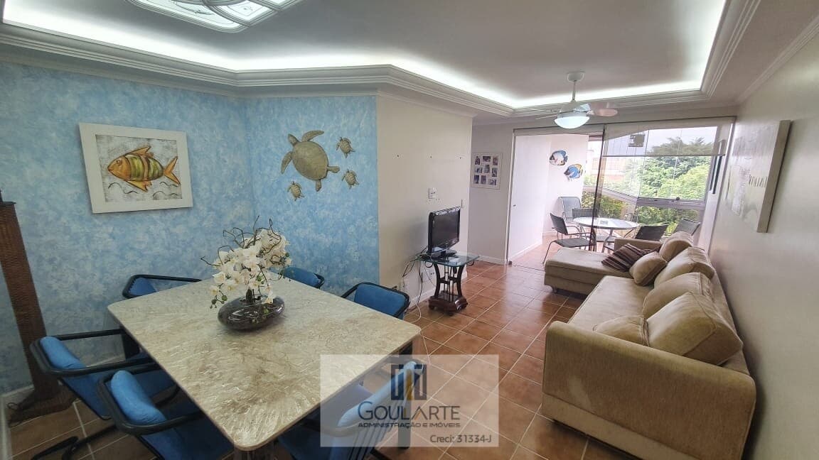 Apartamento com sacada envidraçada, 2 dormitórios sendo 1 suíte, lado praia - Enseada - Guarujá/SP.