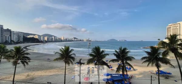 Apartamento alto padrão com com 2 dormitórios sendo 1 suíte, lazer completo no condomínio e sacada gourmet envidraçada vista mar na praia das ASTÚRIAS -Guarujá/SP