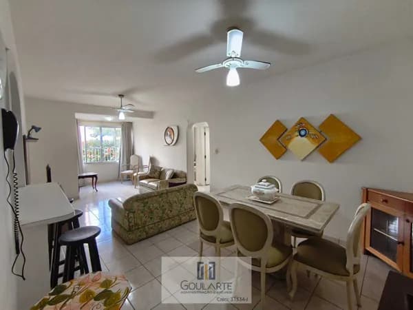 Apartamento à menos de 100 metros do mar , 2 dormitórios + 1 dormitório de serviço, na praia das PITANGUEIRAS - Guarujá/SP.